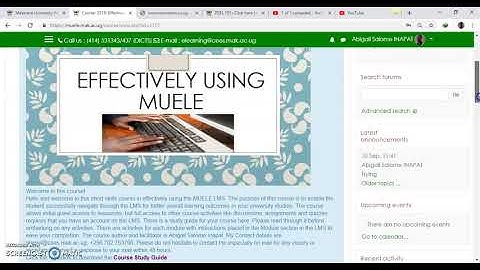 MUELE Students Enrolling into a Course