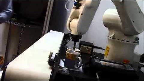 Denso Six Axis Arm with Conveyer Tracking and Cognex Vision Guidance