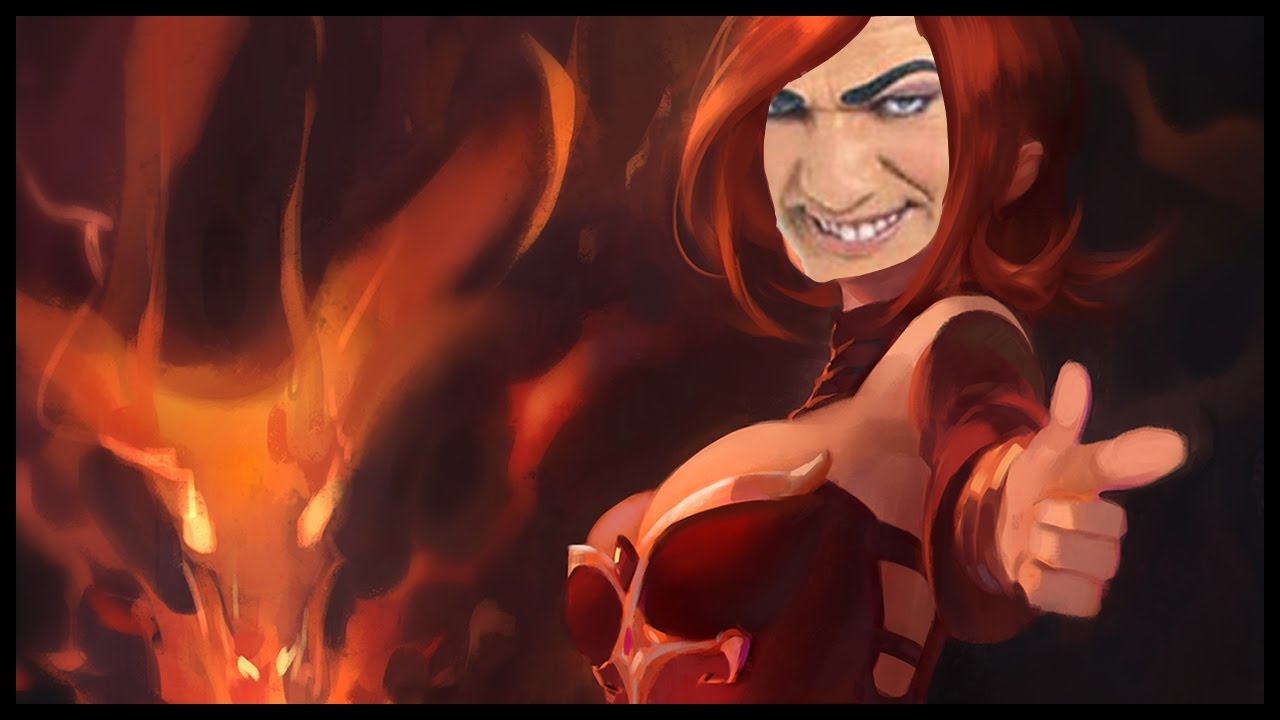 Dota 2, но каждая атака использует случайное заклинание, а река скользкая