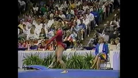 1992 NCAA Championships   Heather Stepp FX