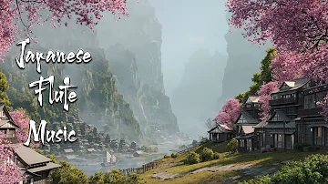 Beautiful Japanese Flute Music and Ambient Sound -  Relaxing Music for Sleep, Healing, Stress Relief