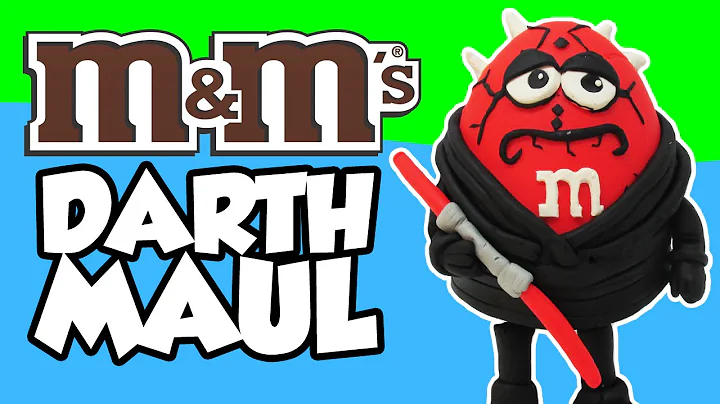 M&M!! Play-Doh Surprise Egg! DARTH MAUL M&M! With Star Wars Toys