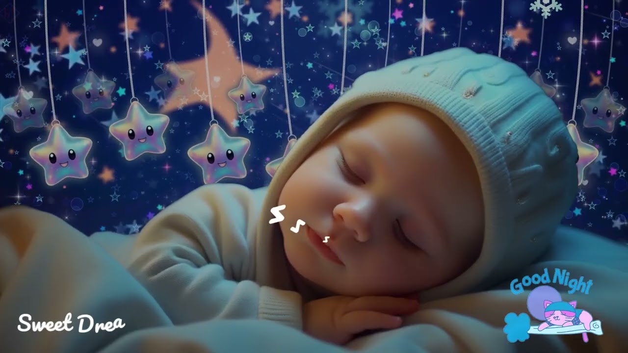 Baby Sleep Music 💤 Baby Sleep Instantly 🌙 Deep Sleep in 3 Minutes 💤 Mozart & Brahms Lullabies