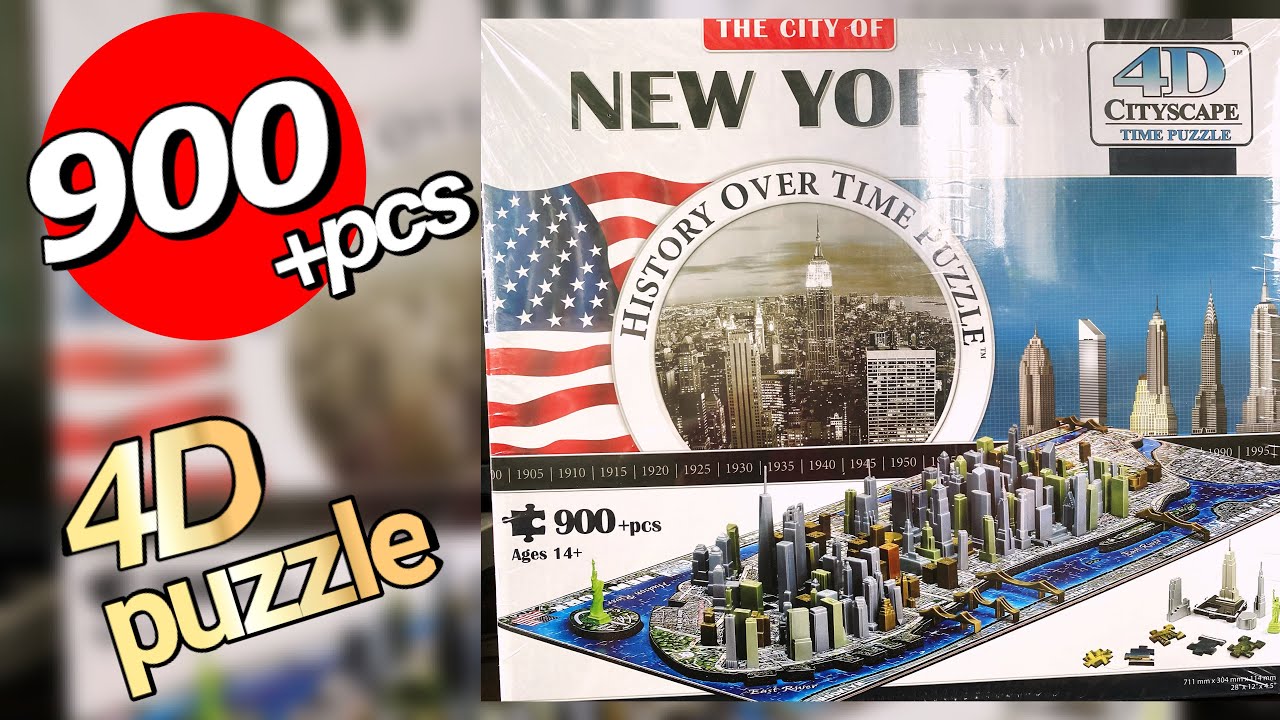 4D CITY SCAPE Time Puzzle | NEW YORK - YouTube