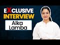 Alka lamba exclusive interview     democracy disqualified  congress