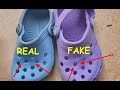 Real vs fake crocs. How to spot fake crocs clogs