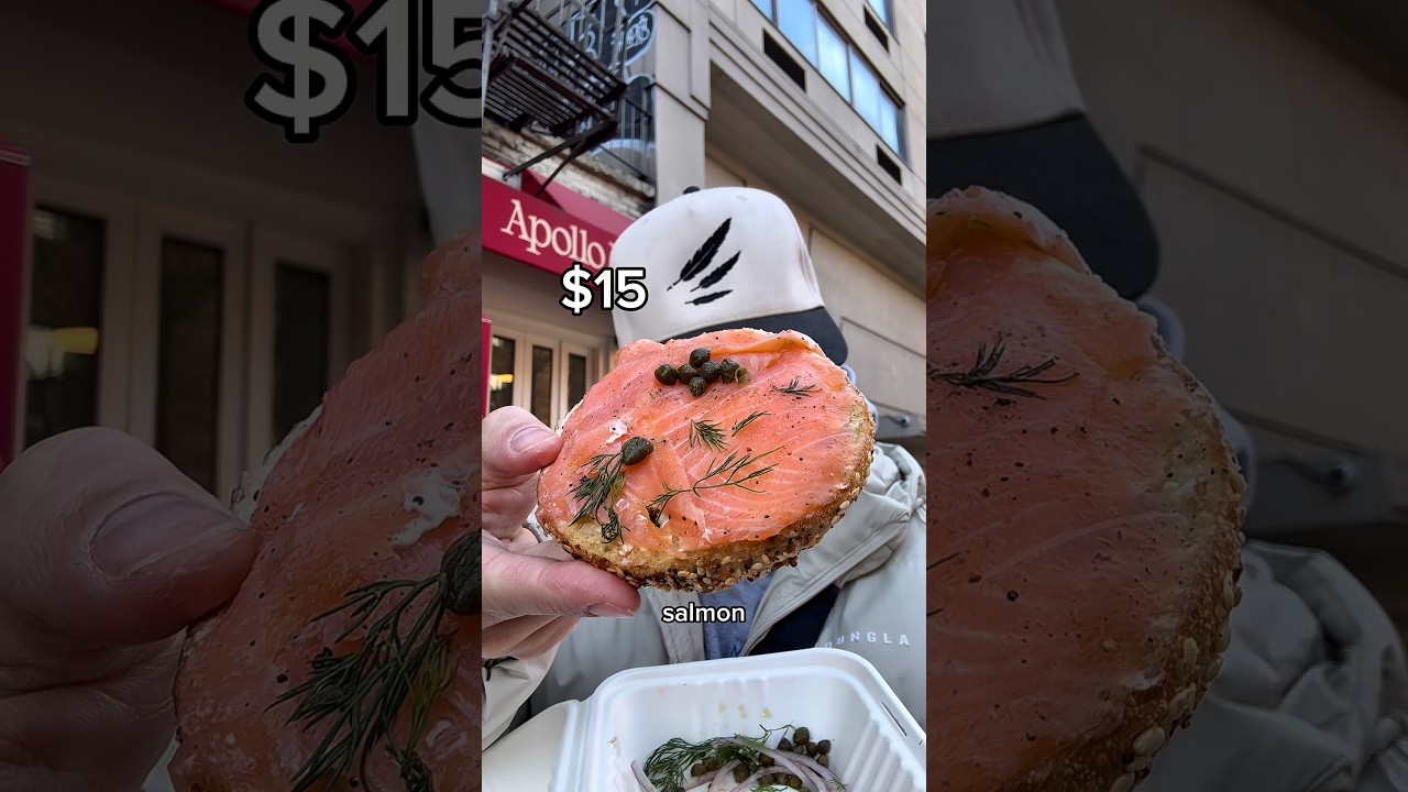Rating bagels from Apollo Bagels in NYC
