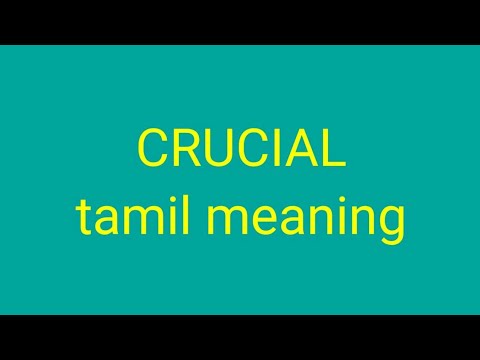 Crucial Tamil Meaning Sasikumar Youtube