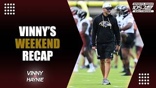 Vinny Cerrato’s Weekend Ravens Training Camp Takeaways