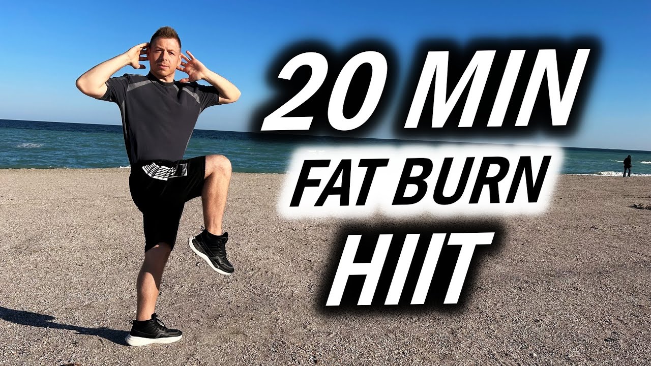 20 Min All Standing Cardio HIIT Workout - Lose Fat at Home - No ...