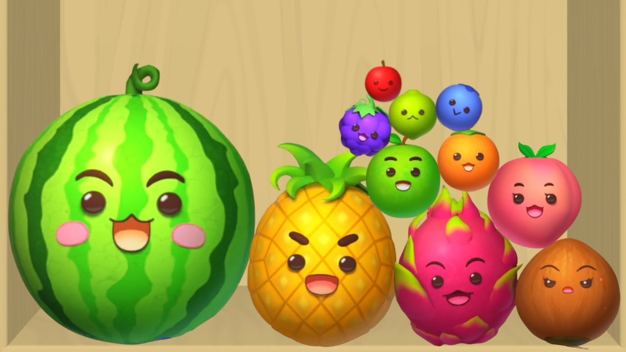 Juicy Fruit Merge 3D - Suika Drop Watermelon Satisfying ASMR Gameplay | Part 2