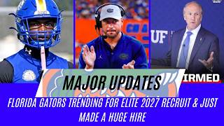Florida Gators Trending for ELITE 2027 Recruit & Just Made a HUGE Hire