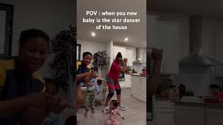 My 8 months old ? dancing ? afrobeat youtubeshorts dance family