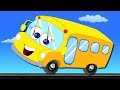 As rodas no ônibus | ônibus canção para crianças | Top 10 rima de berçário | The Wheels On The Bus