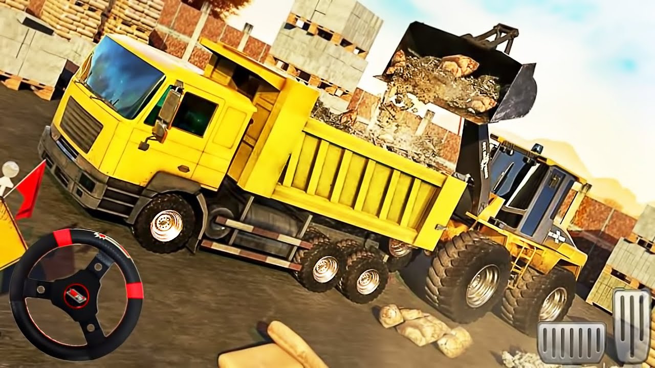 Heavy Excavator Construction Bulldozer Transport Simulator - Android GamePlay