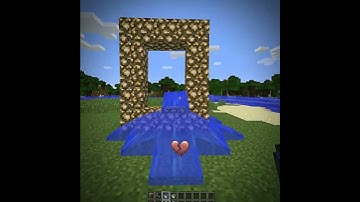 Minecraft Water Portal: Then vs Now (2012 vs 2023) Nostalgia #Shorts