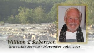 William E. Robertson - Graveside Service