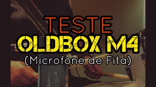 Microfones De Fita Tape Oldbox M4 Bateria Teste
