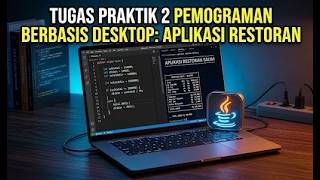 Membuat Aplikasi Restoran Sederhana dengan Java  | Tugas Praktik 2 Pemograman Berbasis Dekstop
