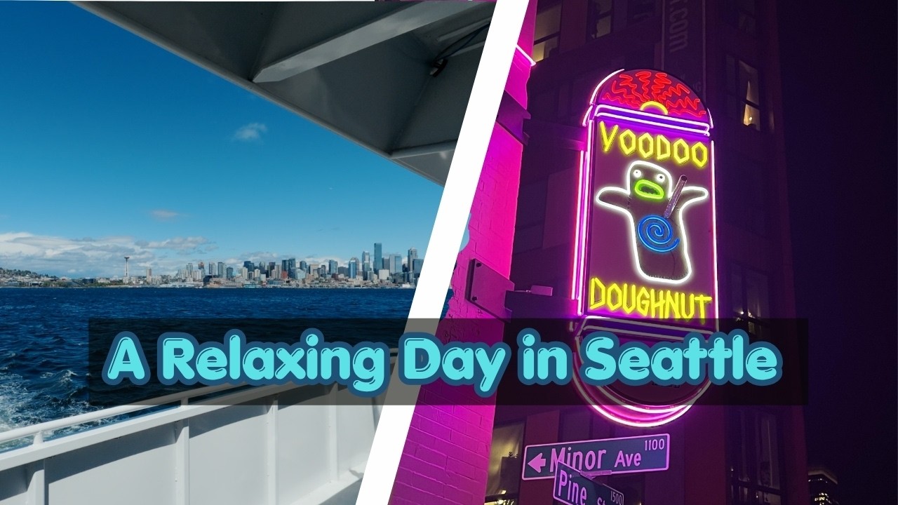 Seattle Boat Tour & Trying CRAZY Voodoo Doughnuts! 🍩⛴️