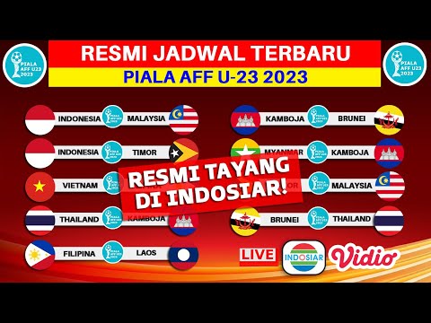 RESMI! Jadwal Lengkap Piala AFF U23 2023 - Timnas Indonesia vs Malaysia - Piala AFF U23 2023