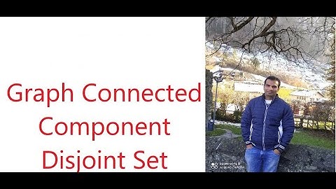 Connected Component Disjoint Set Graph