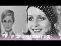 Twiggy supermodel and fashion icon in germany 1968  vintage fashions