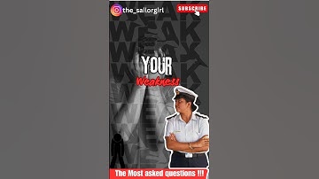 Your Weakness? Most asked interview questions Day 04 #merchantnavy #interview #dns #placement #vlog