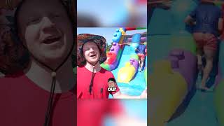The Most Chaotic Water Slide Ever 😂