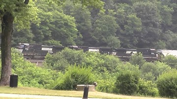 NS  Westbound Tank Train Up Horseshoe Curve  July 14 2010  8
