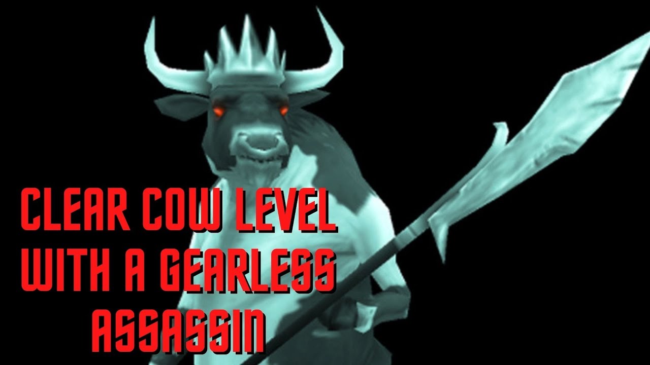 Diablo 2 Resurrected How to Clear Hell Cows with a Gearless Assassin