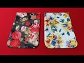 DIY 양면 포켓 지갑 만드는 방법!/How to make a &quot;double - sided&quot; pocket wallet