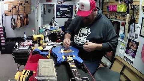 EverTune Bridge install on PRS Guitar PART 2