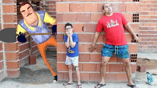 Lucas E Papai Foram Na Casa Do Hello Neighbor