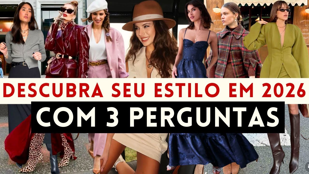 🔴DESCUBRA SEU ESTILO PARA 2026 COM 3 PERGUNTAS !  | Maga Moda