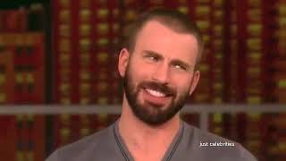 Chris Evans telling his mom that he likes playboy when he first saw it