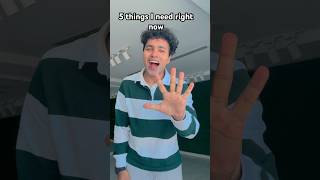 5 things I need right now #money #dollar #shorts #explore #trending #relatable #millionviews #yt