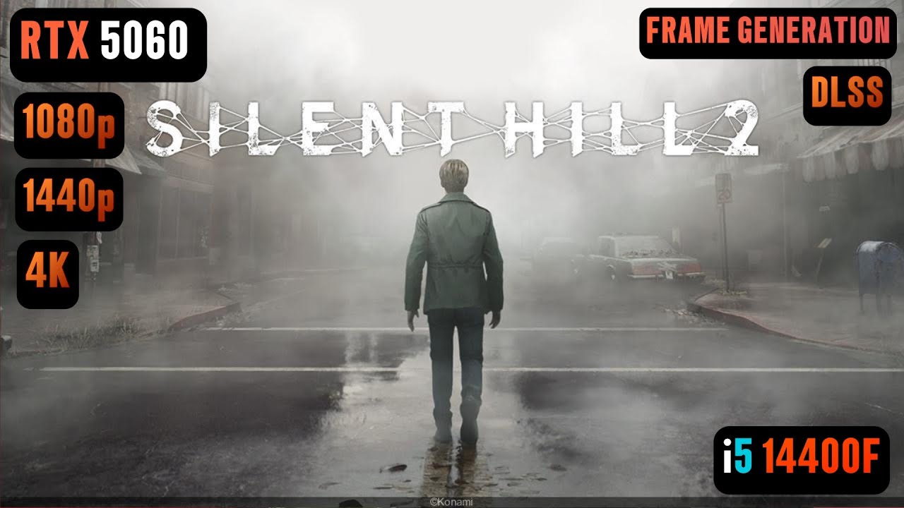 Silent Hill 2 RTX 5060 FPS TEST | Silent Hill 2 REMAKE RTX 5060 & i5 14400F Benchmark 1080p/1440p/4K