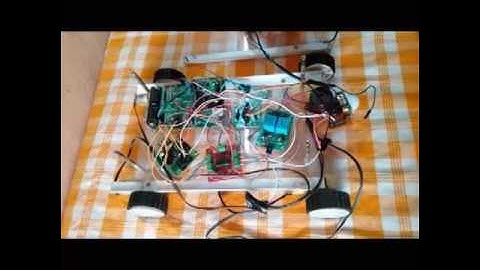HUMAN DETECTING ROBOT using lpc2148 microcontroller