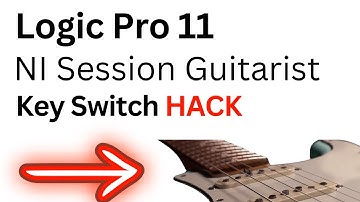 NI Session Guitarist Key Switch Hack for LOGIC PRO 11 Tips