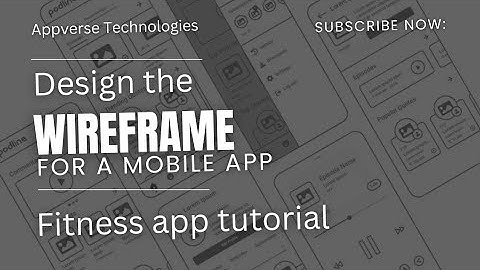 Complete Wireframe Design Tutorial for Mobile Fitness App | UI/UX Design Guide with Figma