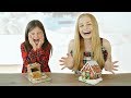 GINGERBREAD HOUSE CONTEST!! Mia vs Sienna