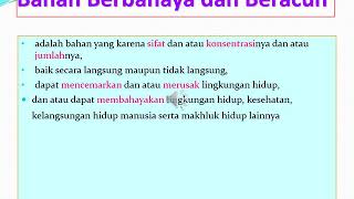 K3 hazard kimia dan b3 -