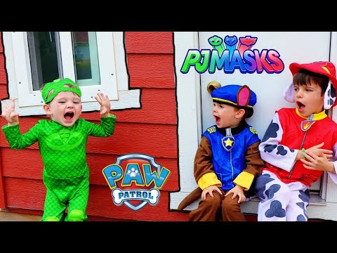 PJ Masks Gekko MEETS PAW PATROL! 30 Minutes of PJ Mask Episodes with Catboy & Gekko