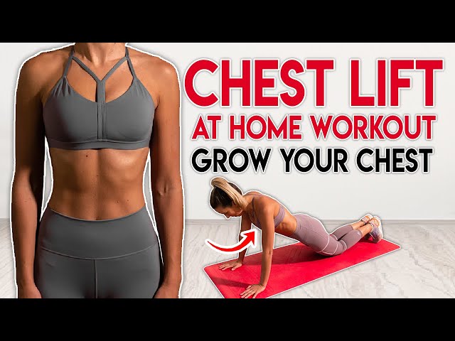 INTENSE CHEST LIFT UP Workout At Home 🔥 8 minutes 