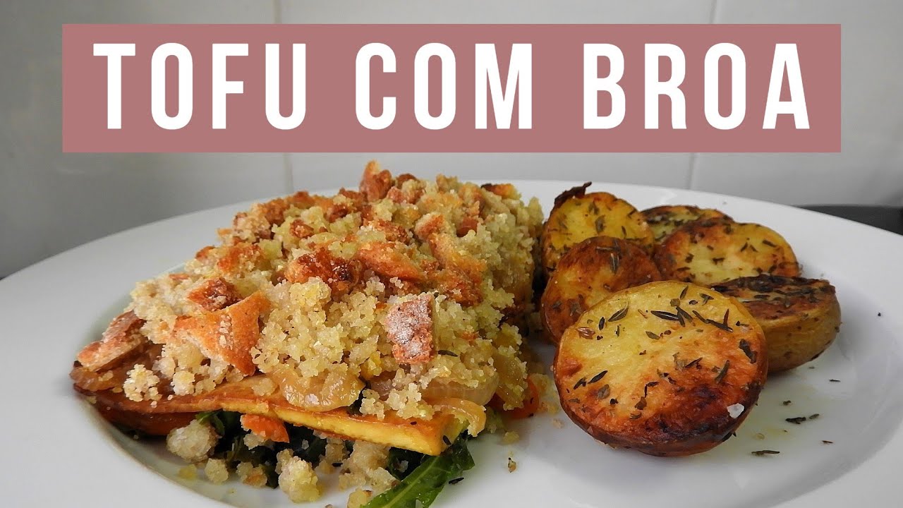TOFU COM BROA | jantar de natal vegan