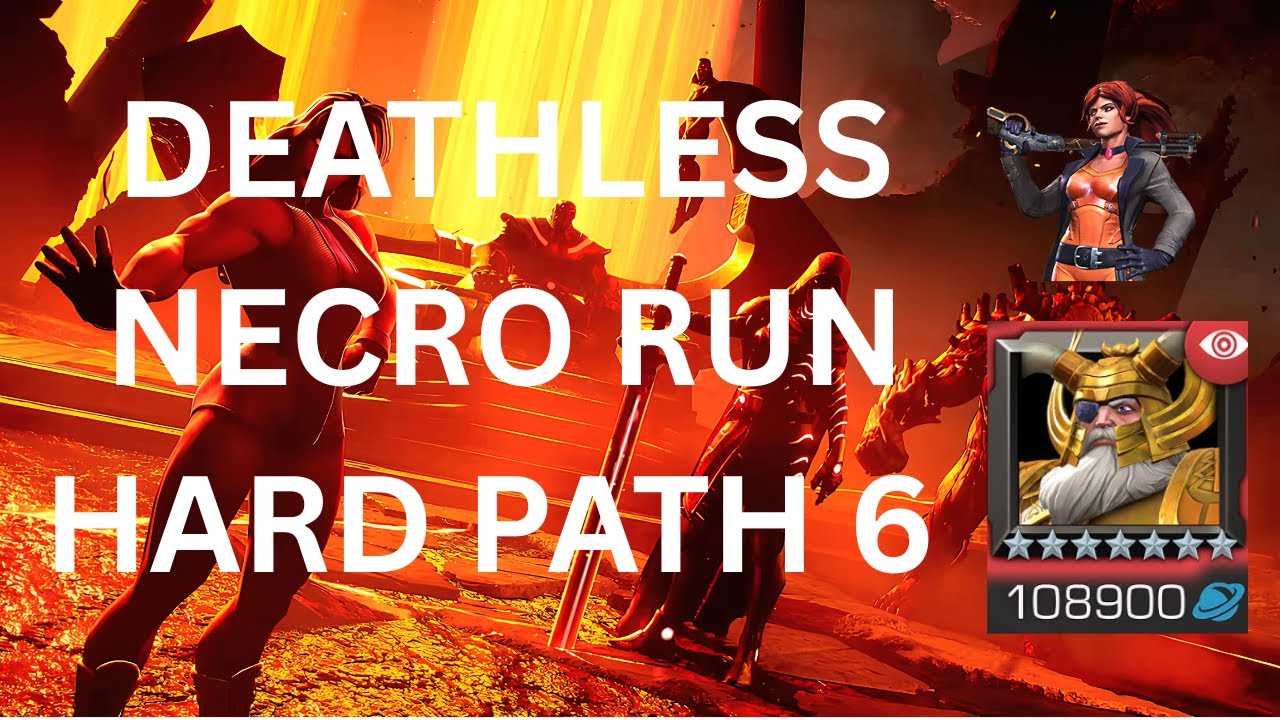 Deathless Necropolis Run MCOC HARD Path 6