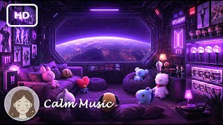 BTS Space Lounge 🌙 Relaxing BTS Piano Instrumental [1 Hour] • Space Ambience Covers by DooPiano screenshot 5