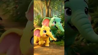 🐘 mota hathi 🥰 #kids show #viral #kids video