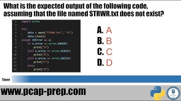 Python PCAP certification - Practice Tests. Sample Question #4. www.pcap-prep.com